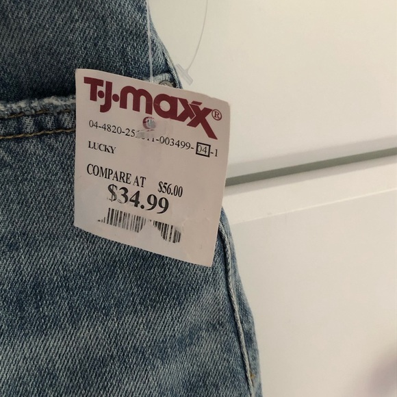 Lucky Brand High Rise Denim Pencil Skirt - Picture 4 of 8